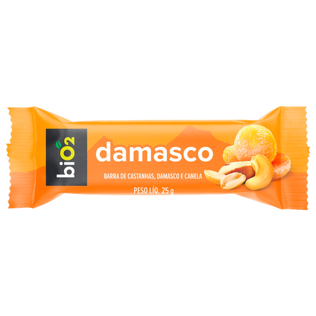 Barra de Nuts Bio2 Banana Damasco 25g