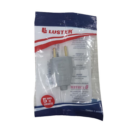 Pino macho luster triangular ou chato 2p 10a ref 10601