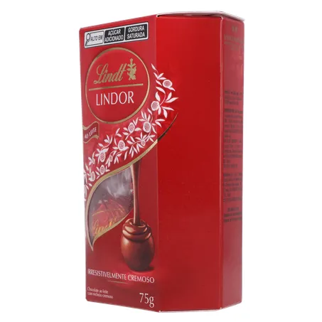 BOMBOM LINDT LINDOR AO LEITE 75G 360-5
