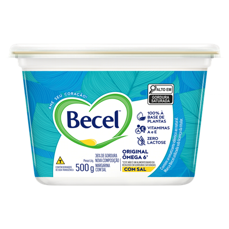 Margarina becel tradicional com sal 500g
