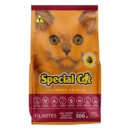 Ração Special Cat Filhote Pacote 500g 
 