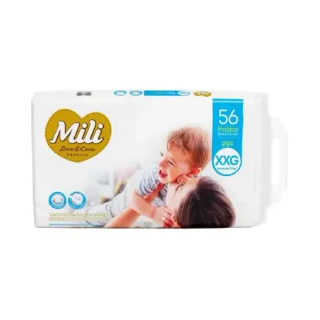 Fralda Desc Mili 56un Lovecare Xxg Giga