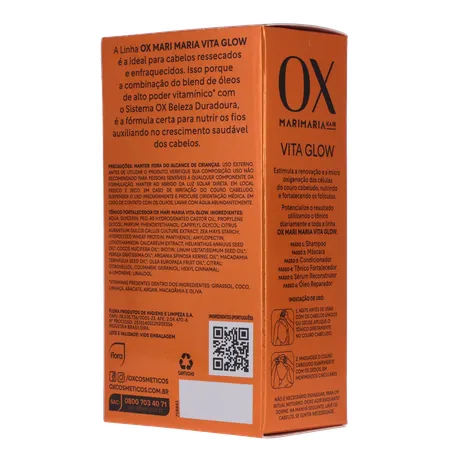 Tônico Capilar Fortalecedor Mari Maria Ox Vita Glow Frasco com 30Ml 360-22