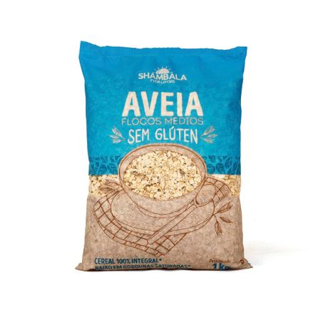 AVEIA DE FLOCOS SEM GLUTEN SHAMBALA 1KG