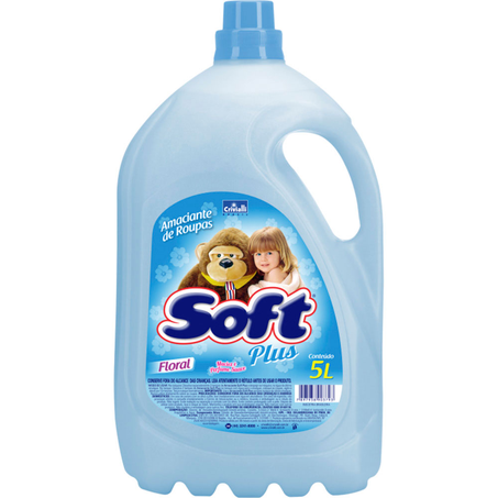 Amaciante de Roupas Soft Plus Floral Frasco 5L