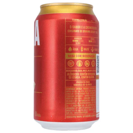 Cerveja Brahma Chopp Pilsen Lata 350Ml 360-13