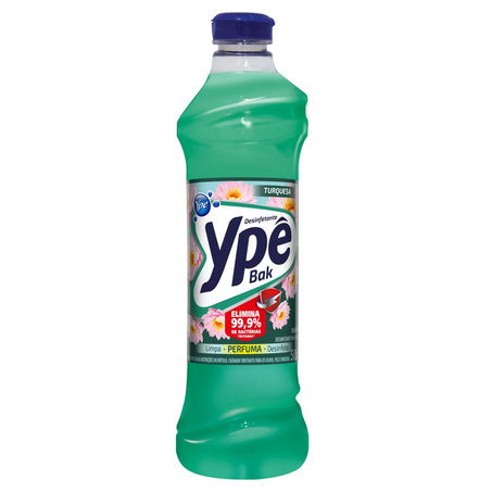 Desinfetante Bak Ypê 500ml - Leitoso - Turquesa