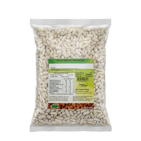 FEIJÃO BRANCO ARGENTINO 1KG