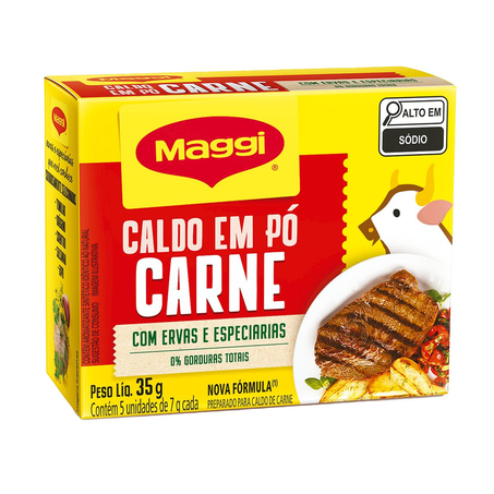 Caldo em Pó Maggi 35g - Carne