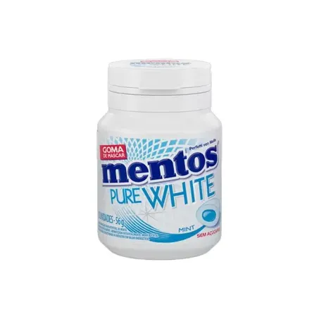 Goma Mascar Mentos 56g Pure White