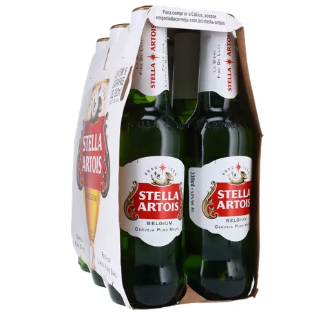 Stella Artois Cerveja Lager 330Ml Long Neck Unidade 360-7