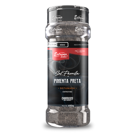 Sal Extremo Sabor parrilla pimenta preta 650g