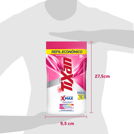 Sabão Líquido Tixan Ypê Maciez Refil 900ml 360-2