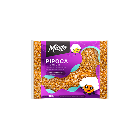 Pipoca miotto 400gr.