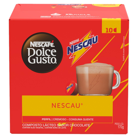 Cápsula Dolce Gusto 170g - Nescau - 10 Cápsulas