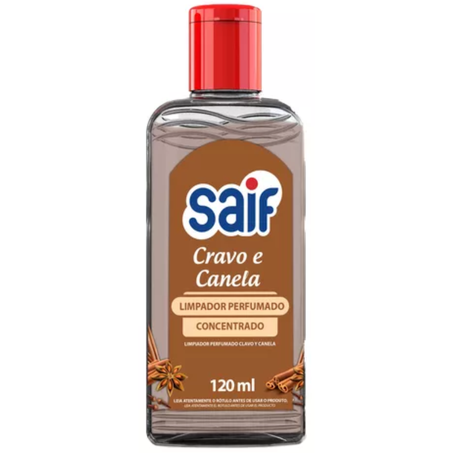 Limpador perfumado saif concentrado cravo e canela 120ml