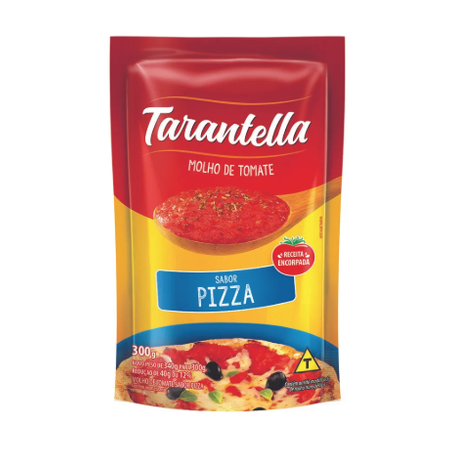 MOLHO DE TOMATE TARANTELLA PIZZA SACHE 300G