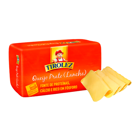 Queijo Prato Tirolez Fatiado kg