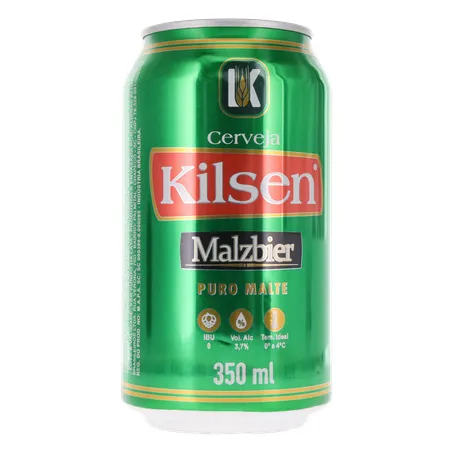 CERVEJA KILSEN MALZBIER PURO MALTE LATA 350ML 360-35