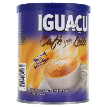 Mistura para Preparo de Café Iguaçu Café com Leite Lata 200gr 360-34