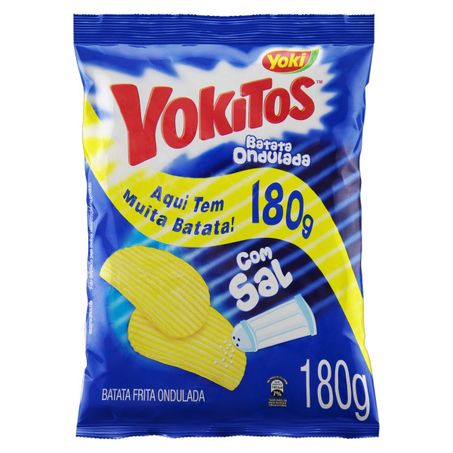 Batata Frita Ondulada com Sal Yoki Yokitos