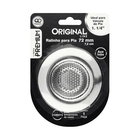 Ralo p/pia 7,2cm premium sl0733
