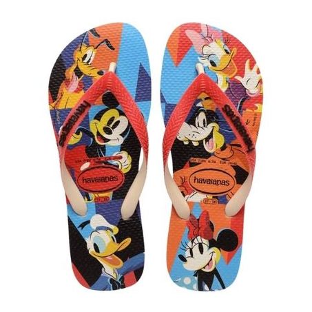 CHINELO HAVAIANAS DISNEY B.P/VERMELH 35/36