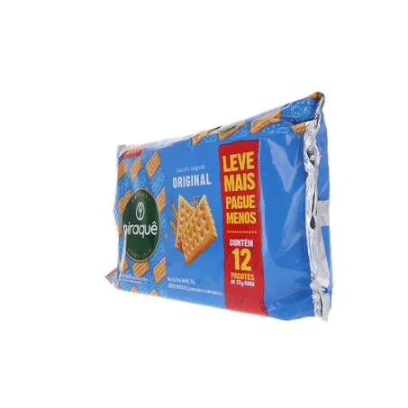 Biscoito Salgado Piraquê Original 276g Leve + Pague - 360-5