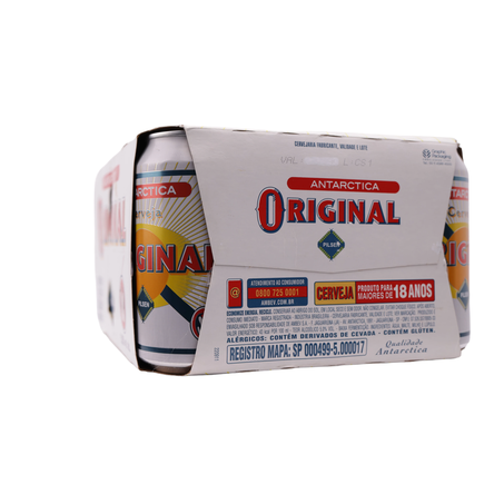 Cerveja antarctica original pilsen 350ml caixa com 12un 360-42