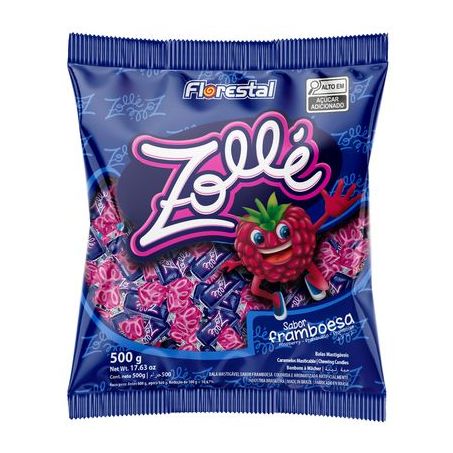 Bala zolle 500g framboesa