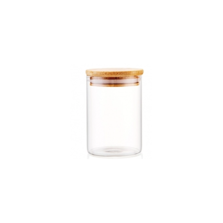 POTE ALLMIX BOROSSILICATO 700ML RED.BAMBU C/TAMPA