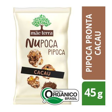 PIPOCA MÃE TERRA ORGÂNICA NUPOCA CACAU 45G