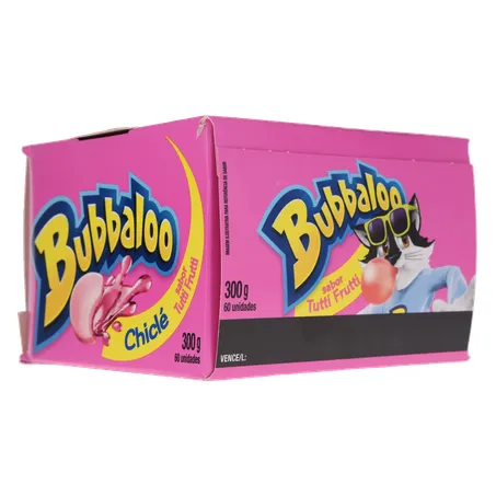 Chicle Bubbaloo Tutti Frutti 60 Unidades 5g 360-23