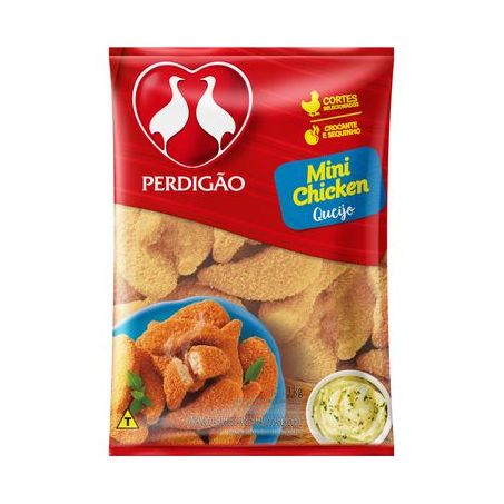EMPANADO DE FRANGO PERDIGÃO MINI CHICKEN QUEIJO 3KG