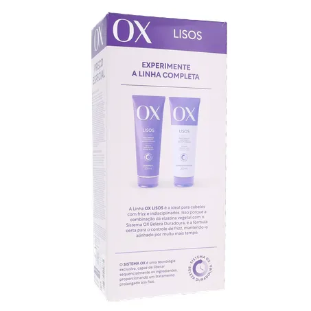 Kit shampoo ox 375ml+cond170ml lisos 360-16