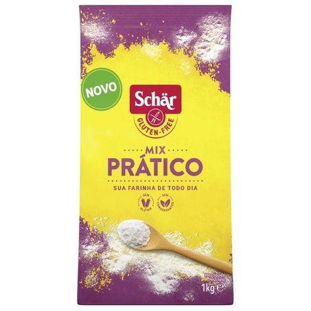 Farinha mix pratico schar 1kg s/glu