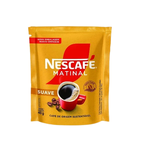 Nescafé nestlé matinal suave sachê 40g