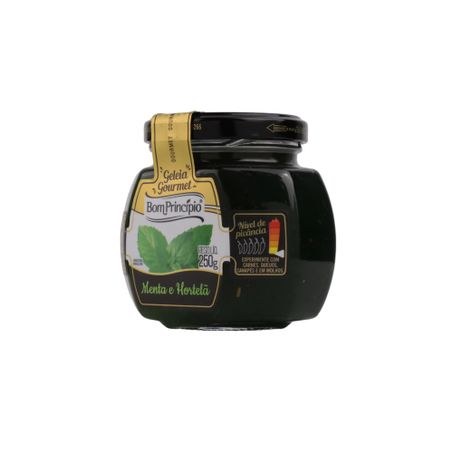 GELEIA BOM PRINCIPIO GOURMET MENTA E HORTELA 250G  360-7