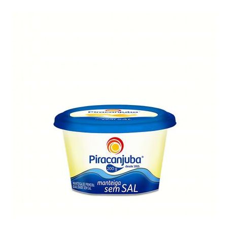 MANTEIGA PIRACANJUBA S/SAL 200G