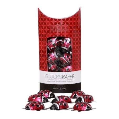 CHOCOLATE NUGALI GLUCKSKAFE AO LEITE JOANINHA 85G