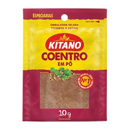 Tempero kitano 10g coentro em po
