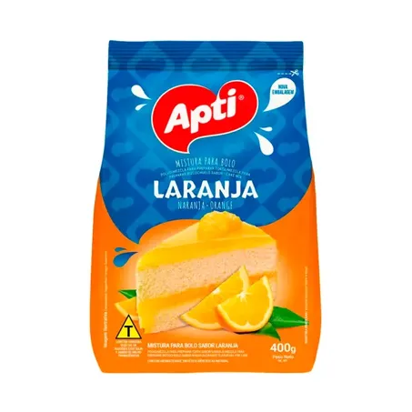 MIST. BOLO APTI 400G LARANJA