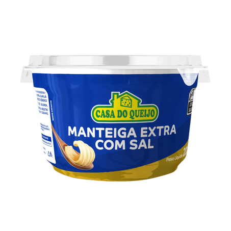 MANTEIGA EXTRA COM SAL CASA DO QUEIJO POTE 200G