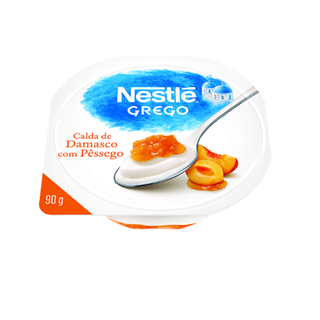 Iogurte nestle grego pessego e damasco 90g