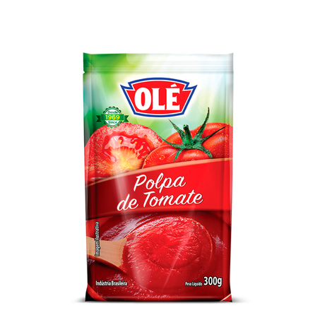 Molho polpa de tomate sache olé 300g