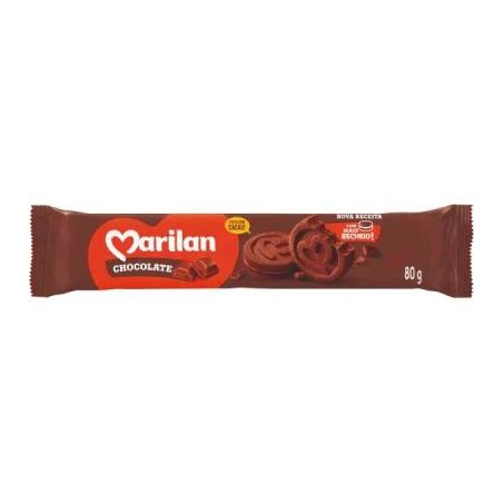 Biscoito rec. marilan 80gr chocolate