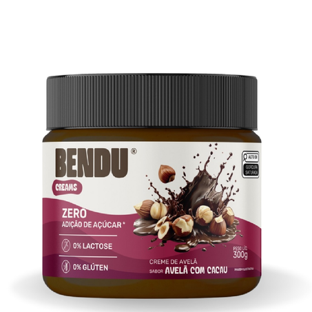 Creme de Avelã Bendu Cacau 300g