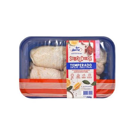 Sobrecoxa de Frango Temperado com Alho Cebola E Ervas Ave Serra 700G