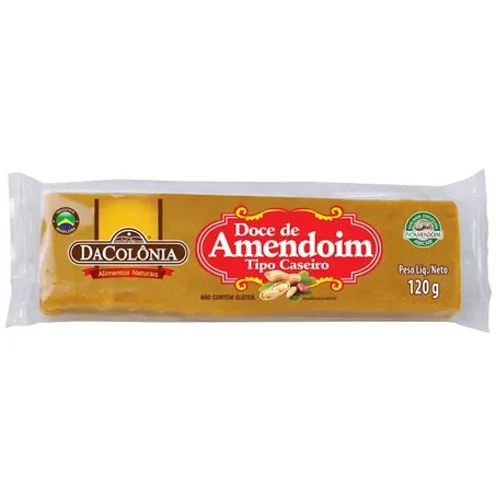 DOCE DE  AMENDOIM DACOLONIA 120G CASEIRO