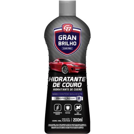Gran brilho hidratante de couro automotivo 200ml